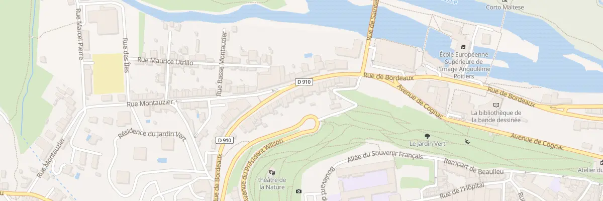 Plan du 171 Rue de Bordeaux à Angoulême