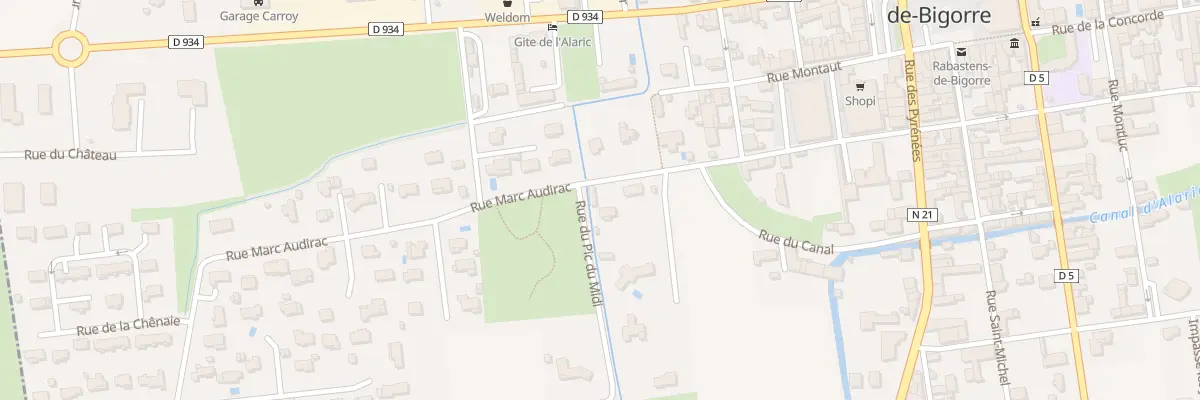 Plan du 33 Rue du Pradeau à Rabastens-de-Bigorre