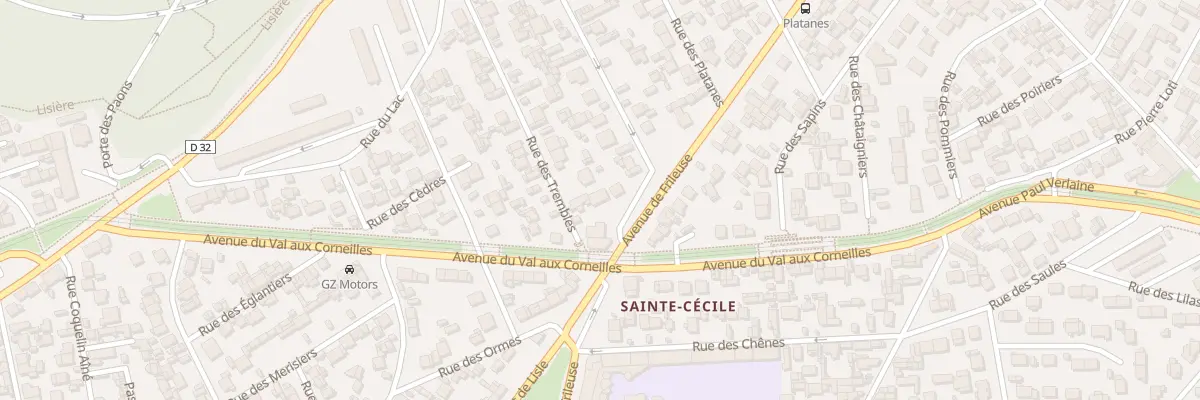 Plan du 12 Rue des Trembles au Havre