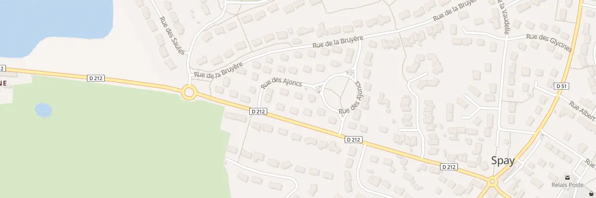 Plan du 8 Rue des Ajoncs à Spay