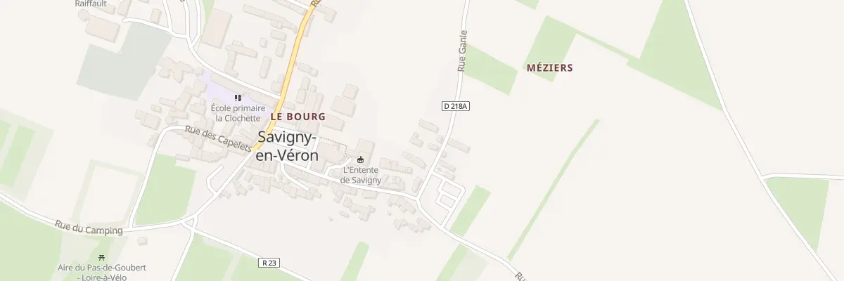 Plan du 5 Rue Ganie à Savigny-en-Véron