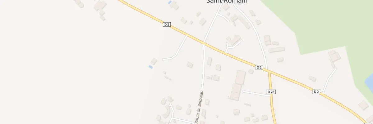 Plan du 2 Rte de Boisseau à Saint-Romain