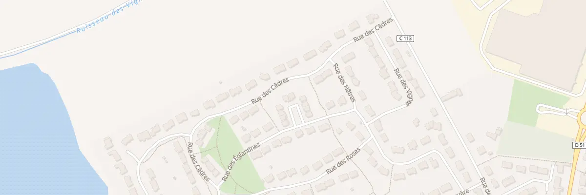 Plan du 36 Rue des Églantines à Spay
