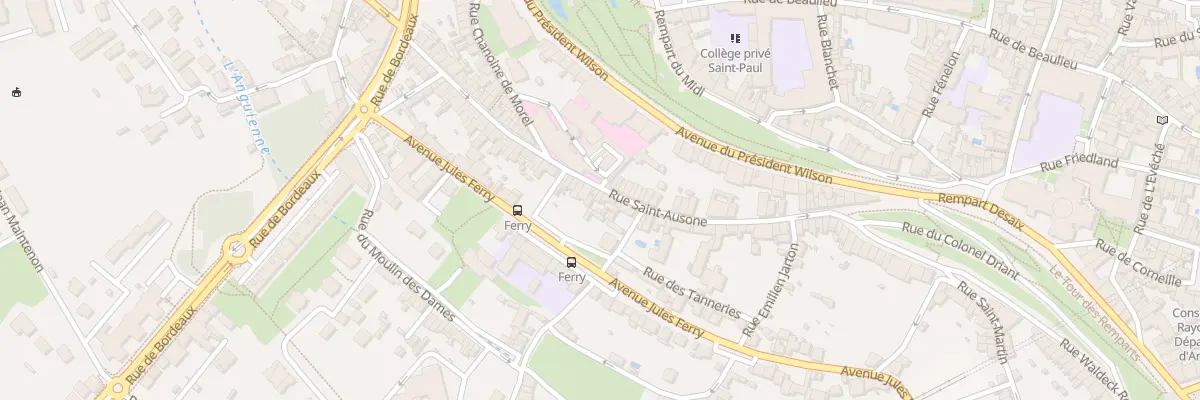 Plan du 53 Rue Saint Ausone à Angoulême