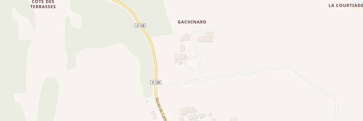Plan du 204 Gachignard à Eynesse