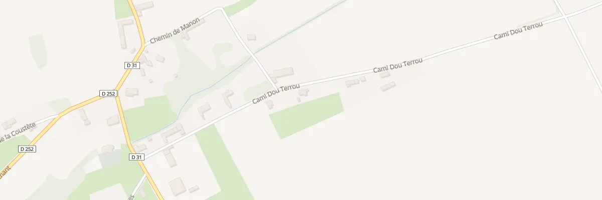 Plan du 308 Cami Dou Terrou à Buzon