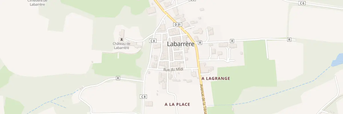 Plan du 59 Rue Grande à Castelnau d’Auzan Labarrère