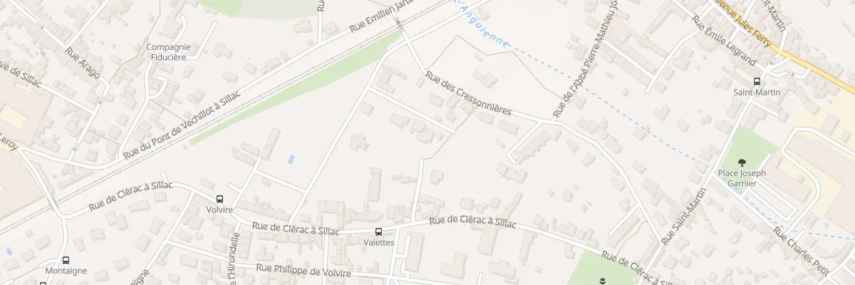 Plan du 9001 Che des Cressonnieres à Angoulême