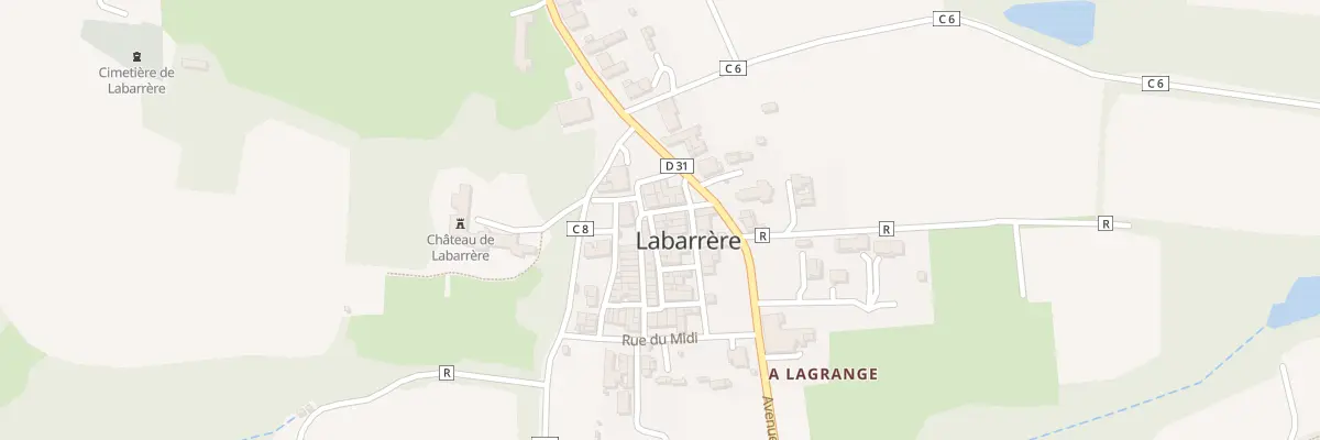 Plan du 8 Rue de l’Eglise à Castelnau d’Auzan Labarrère