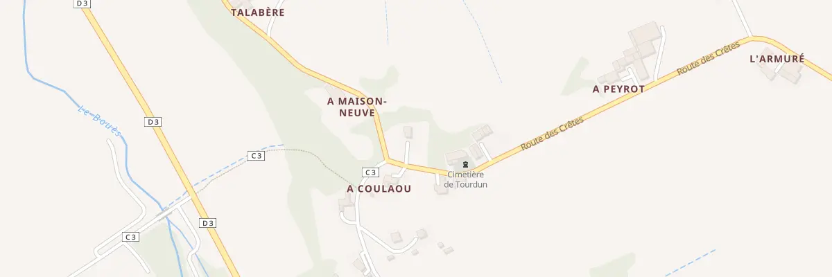 Plan du 5017A A Couloume à Tourdun