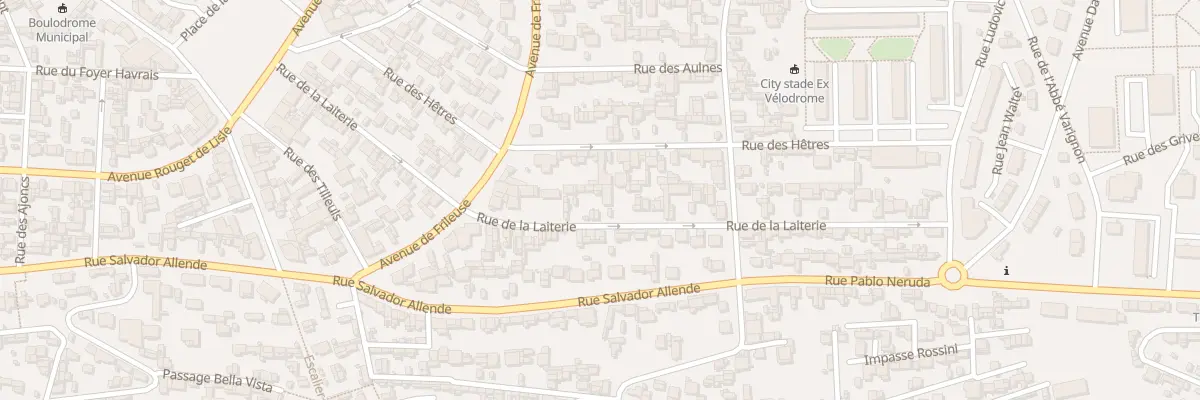 Plan du 45 Rue de la Laiterie au Havre