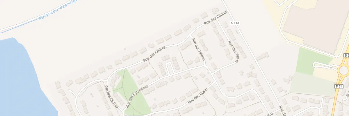 Plan du 34 Rue des Églantines à Spay
