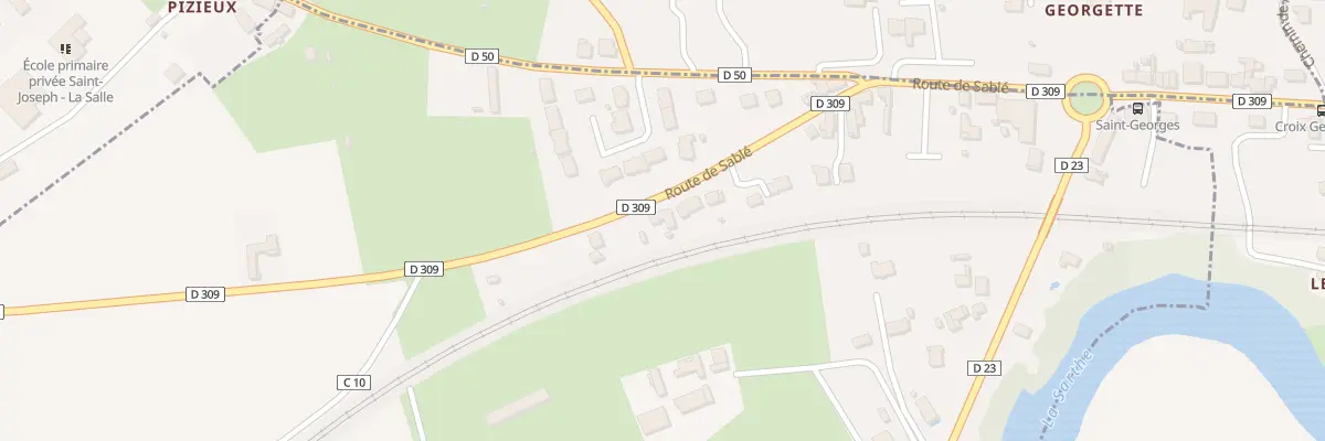 Plan du 441 Rte de Sablé à Allonnes