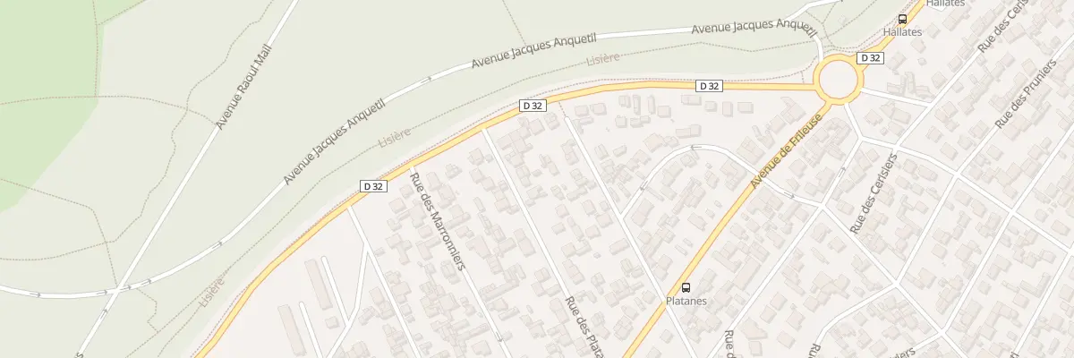 Plan du 30 Rue des Platanes au Havre