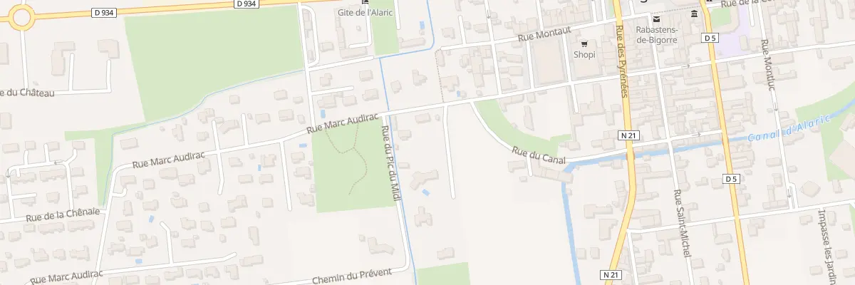 Plan du 29 Rue du Pradeau à Rabastens-de-Bigorre
