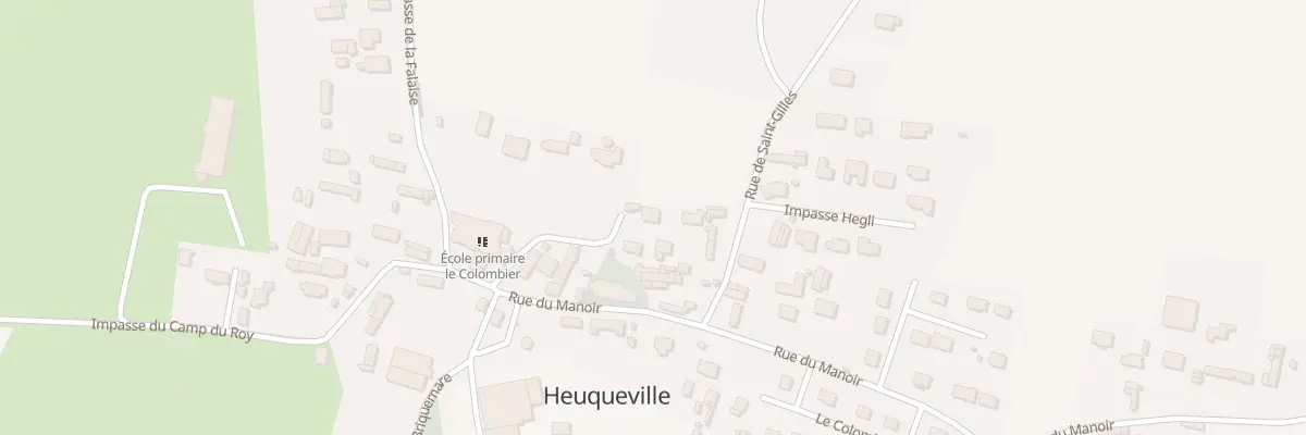 Plan du 116 Imp du Petit Clos à Heuqueville