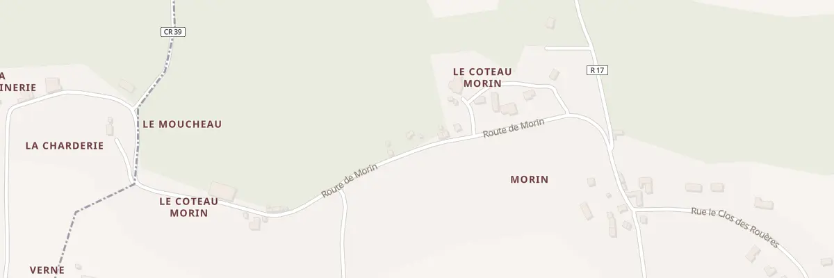 Plan du 25 Rte de Morin à Seuilly