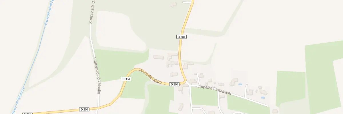 Plan du 92 Rue du Château à Lacassagne