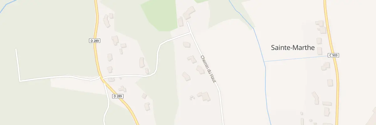 Plan du 539 Che du Haut à Sainte-Marthe