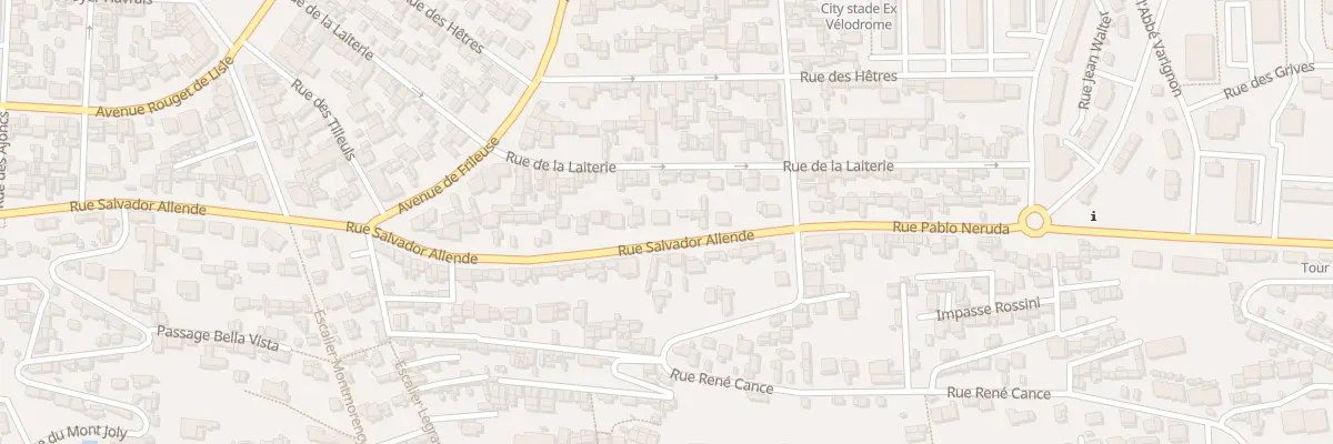 Plan du 117 Rue Salvador Allende au Havre