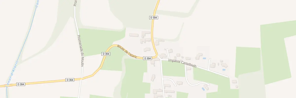 Plan du 96 Rue du Château à Lacassagne
