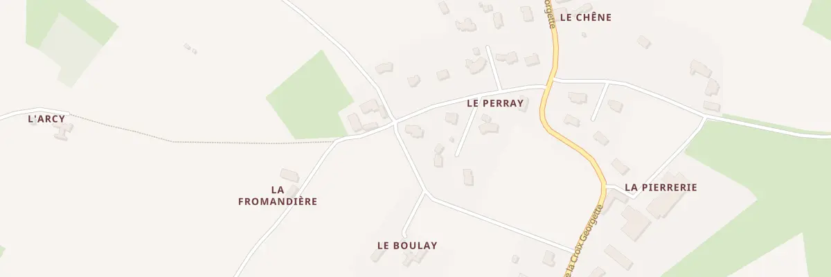 Plan du 19 Che du Perray à Rouillon