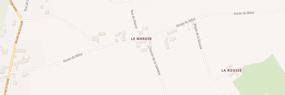 Plan du 34 Che de la Sabliere à Courléon