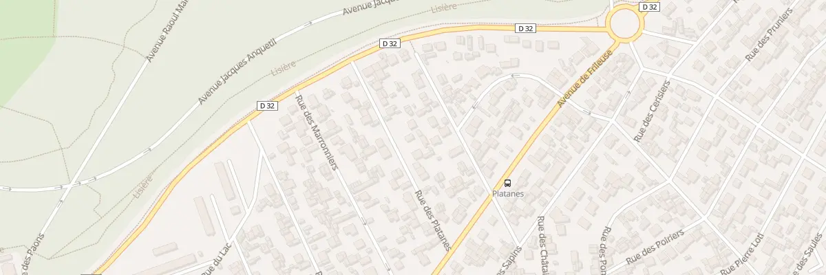 Plan du 22 Rue des Platanes au Havre