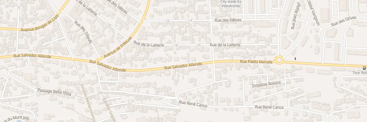 Plan du 121 Rue Salvador Allende au Havre