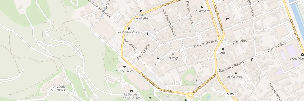 Plan du 4B Rue St Jean à Bagnères-de-Bigorre