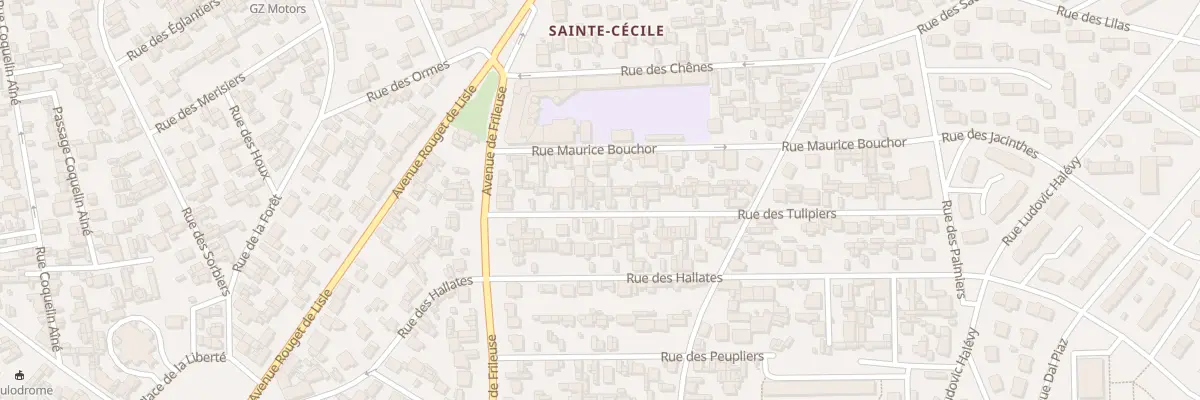 Plan du 13 Rue des Tulipiers au Havre