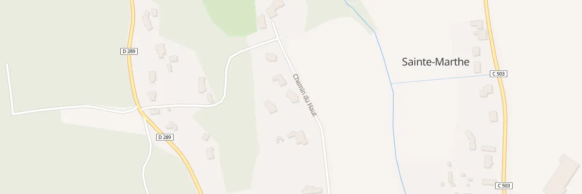 Plan du 515 Che du Haut à Sainte-Marthe
