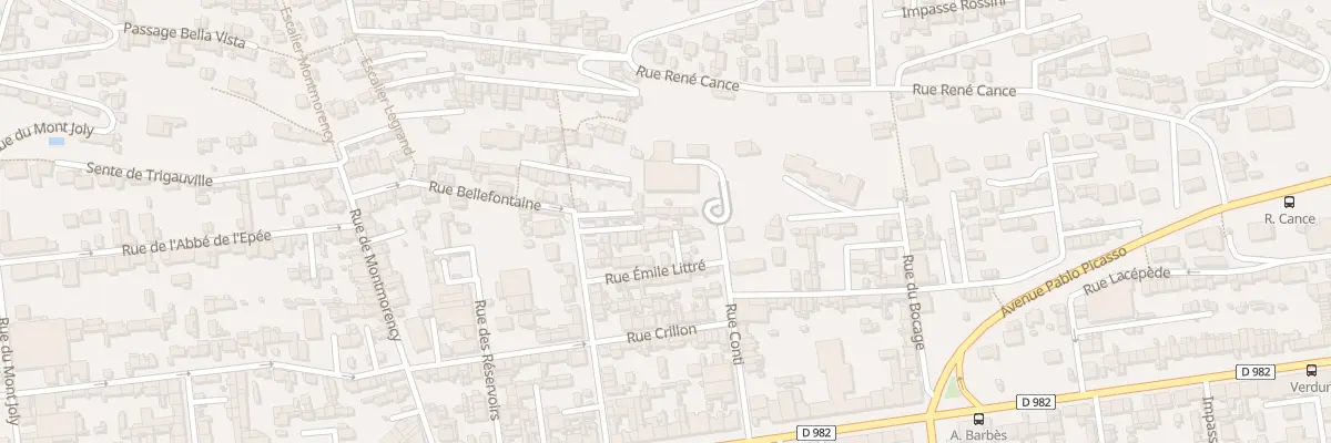 Plan du 13 Rue Emile Littré au Havre
