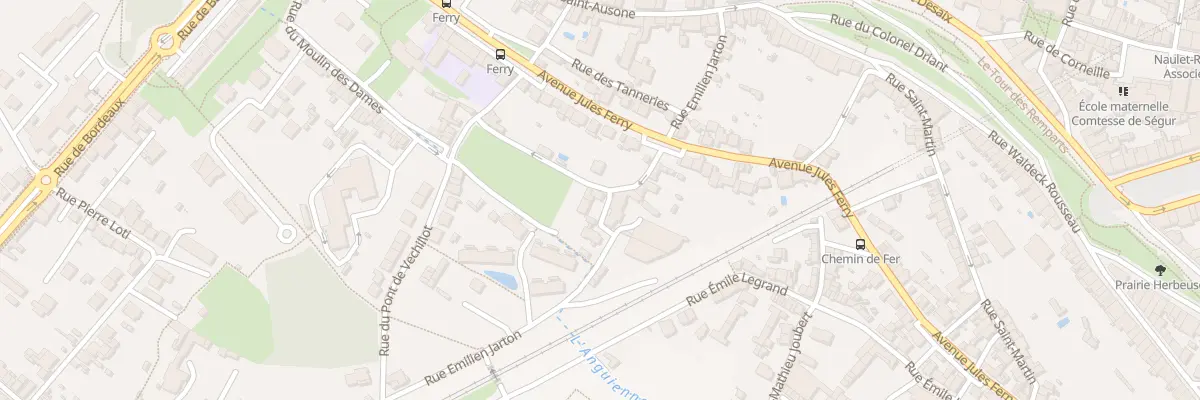 Plan du 2 Rue du Moulin des 3 Roues à Angoulême