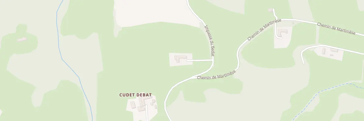 Plan du 1 Imp du Bedat à Ordizan