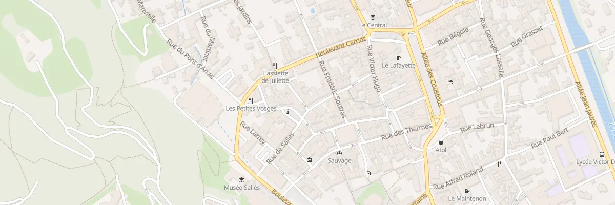 Plan du 24 Rue de l’Horloge à Bagnères-de-Bigorre
