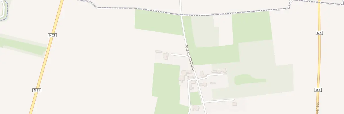 Plan du 2 Rue du Château à Lacassagne