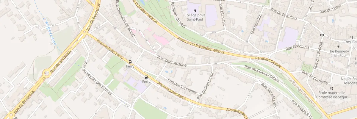 Plan du 48 Rue Saint Ausone à Angoulême