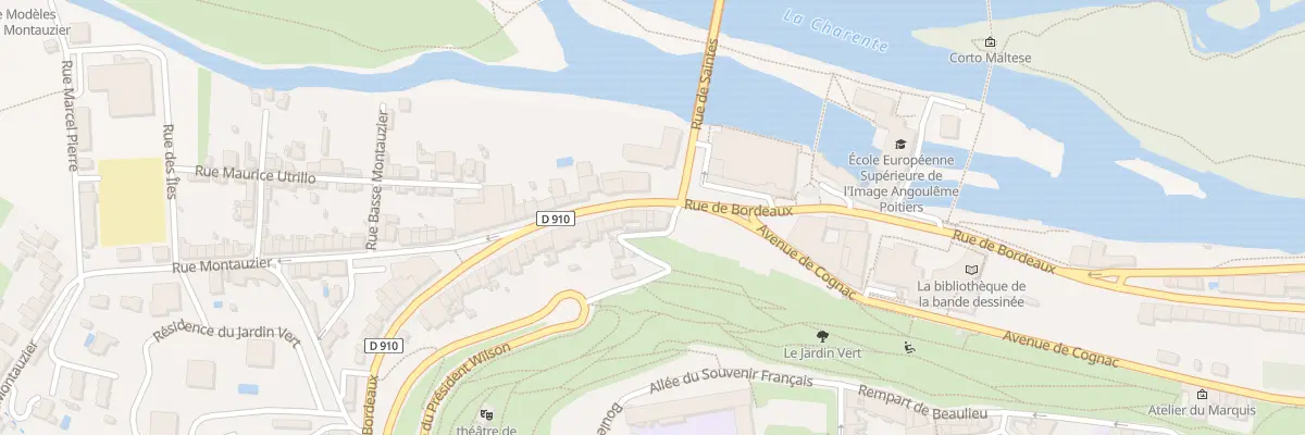Plan du 153 Rue de Bordeaux à Angoulême