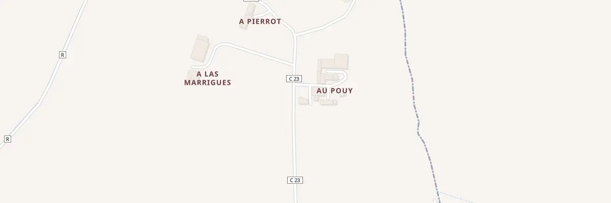 Plan du 5136 Au Pouy à Beaumarchés
