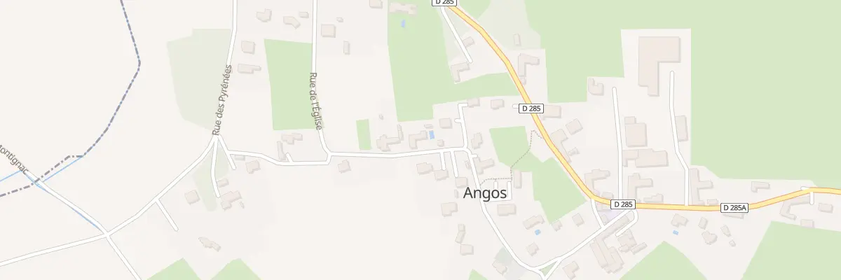 Plan du 14 Rue de l’Eglise à Angos