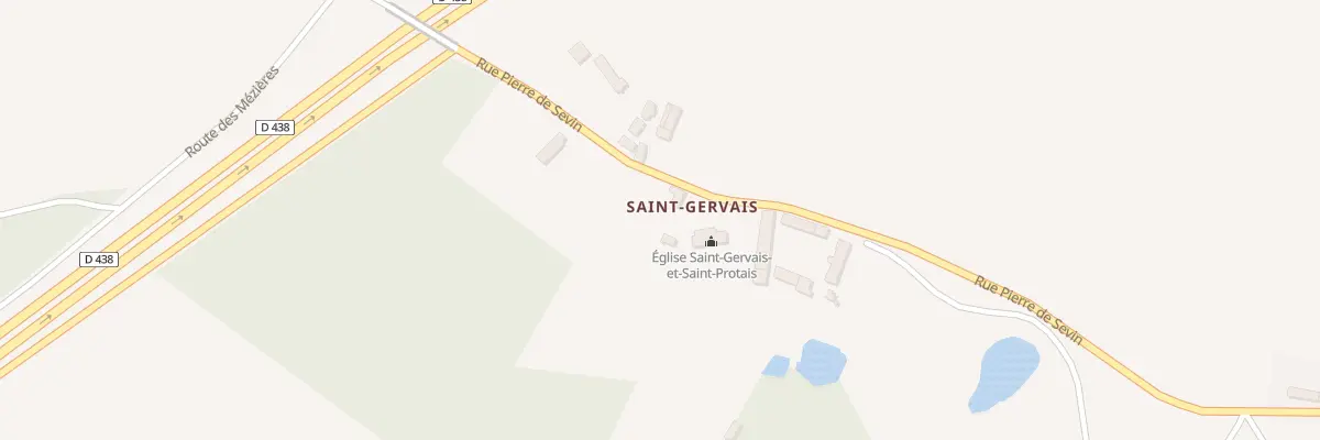 Plan du 11 Rue Pierre de Sevin à Saint-Gervais-du-Perron