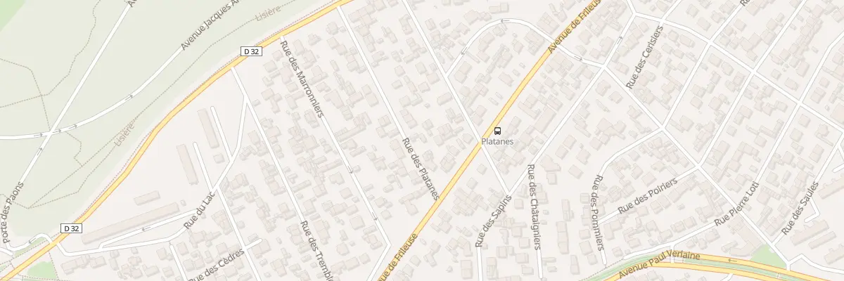 Plan du 8B Rue des Platanes au Havre