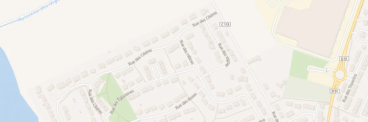 Plan du 24 Rue des Églantines à Spay