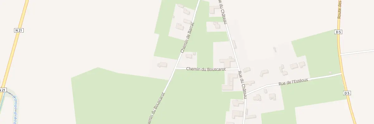 Plan du 2 Che de Barrac à Lacassagne