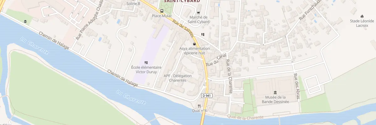 Plan du 31 Rue de Saintes à Angoulême