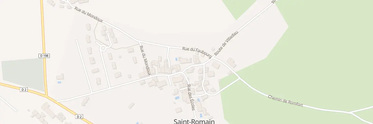Plan du 8 Rue de la Mairie à Saint-Romain