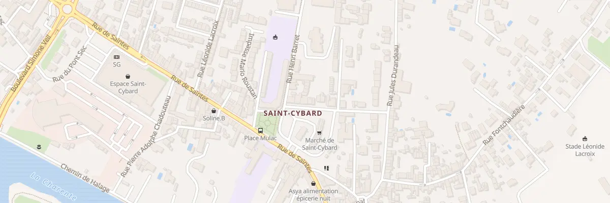 Plan du 36 Rue du Docteur Jean Pernot à Angoulême