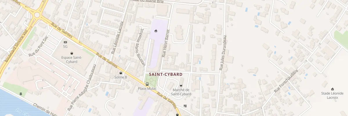 Plan du 34B Rue du Docteur Jean Pernot à Angoulême