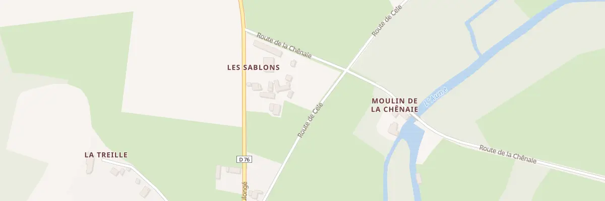 Plan du 5322F La Travecherie à Mansigné